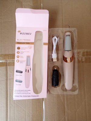 2in1 Rechargeable Pedicure Callus Remover Tool Kit