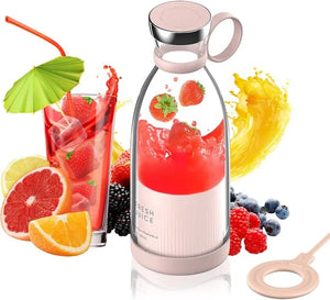 Mini Juicer Machine USB Rechargeable, Wireless Travel